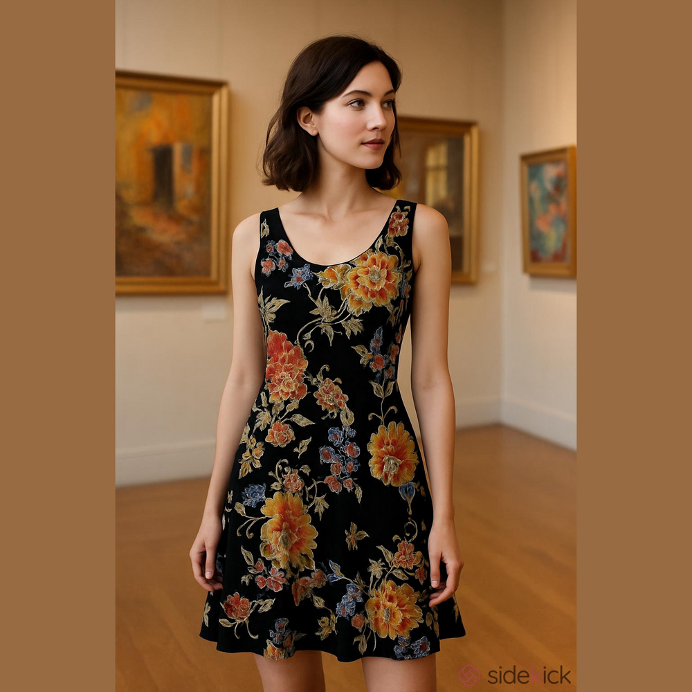4/$67 Deal! Vintage Steilmann Floral Print Dress